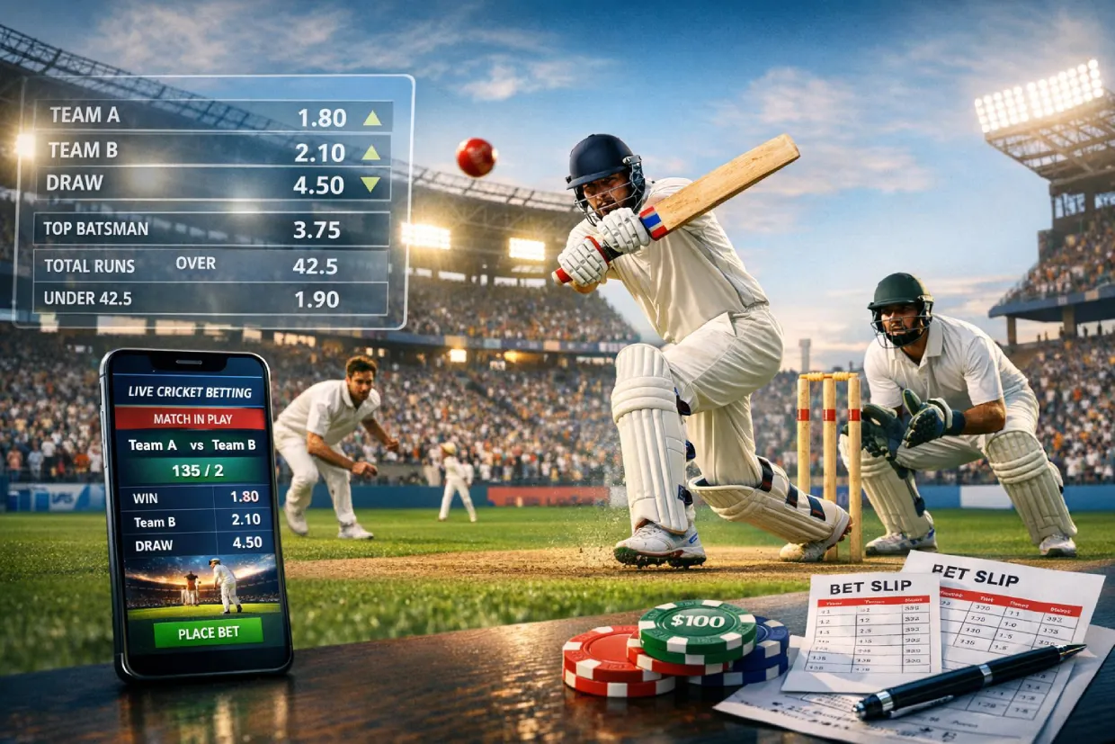 Online Cricket Betting markets at Gold365exch.xyz